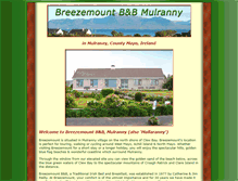 Tablet Screenshot of breezemountbb.com